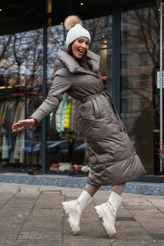  Płaszcz puchowy Ottowa z kapturem