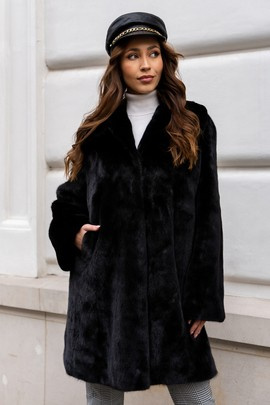 Futro z norek naturalnych - grzbiety Blackglama