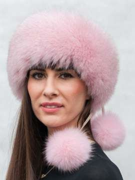 Opaska z naturalnego futra lisa