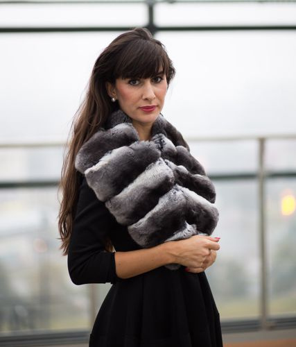 Kołnierz z szynszyli