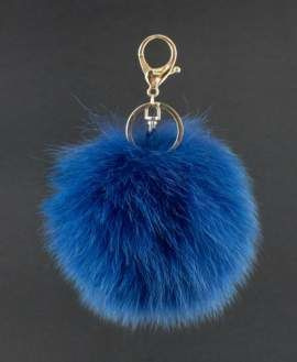 Brelok z naturalnego futra lisa