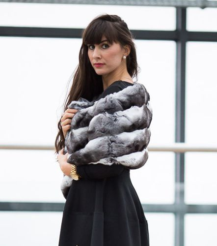 Etola z naturalnego futra szynszyli