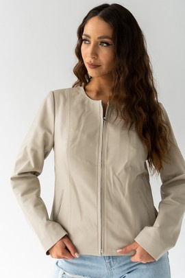 Kurtka damska skórzana typu Chanel