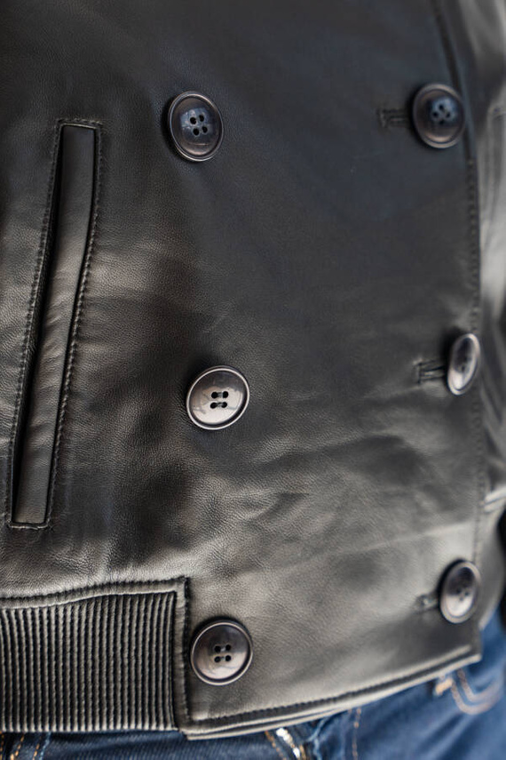 Czarna kurtka skórzana Vegas