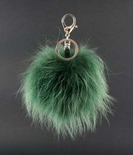 Brelok z naturalnego futra jenota