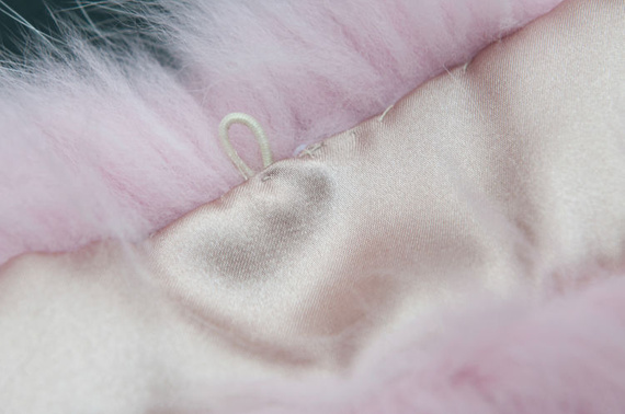 Futrzane obszycie na kaptur z naturalnego futra lisa