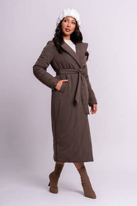 Brązowy płaszcz Ada