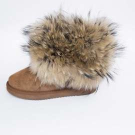 Mankiety futrzane na buty