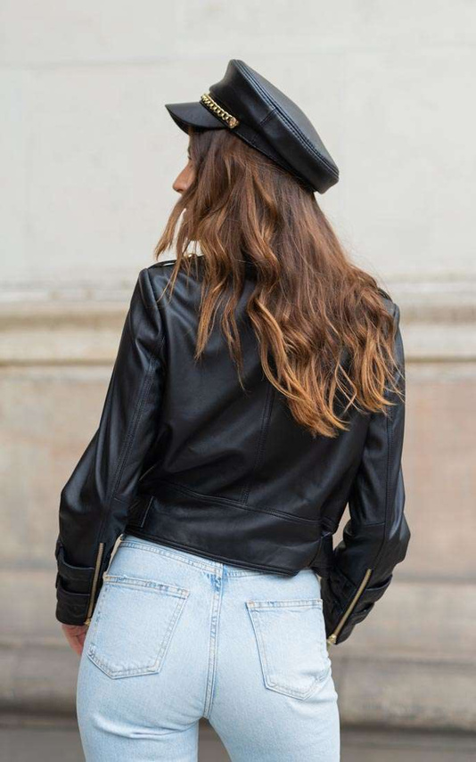 Czarna skórzana ramoneska edycja limitowana 