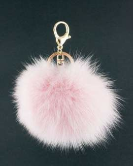 Brelok z naturalnego futra lisa