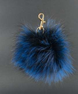 Brelok z naturalnego futra jenota