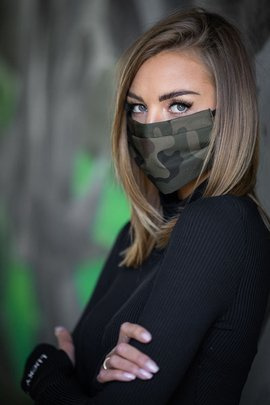 Militarna maseczka ochronna - edycja limitowana