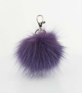 Brelok z naturalnego futra lisa