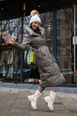  Płaszcz puchowy Ottowa z kapturem