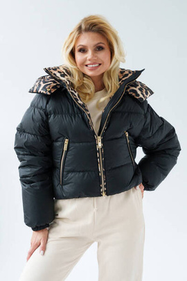  Czarna kurtka Lina marki Flo&Clo