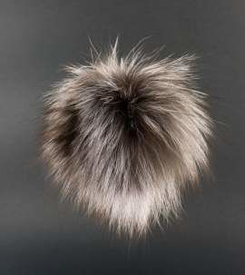 Pompon naturalny na czapkę