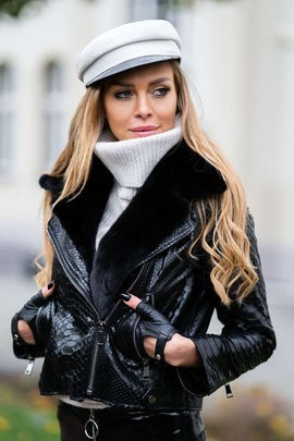 Ramoneska skórzana z pytona edycja limitowana