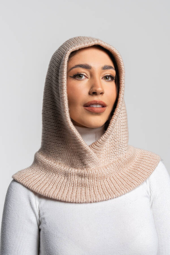 Nude kominiarka Balaclava z wełny merino 