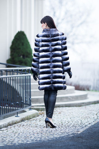 Futro z szynszyli naturalnych