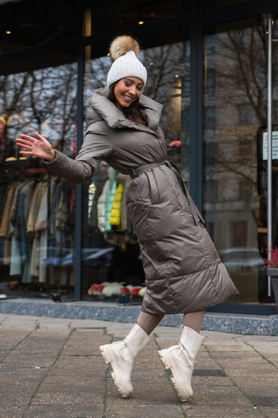  Płaszcz puchowy Ottowa z kapturem