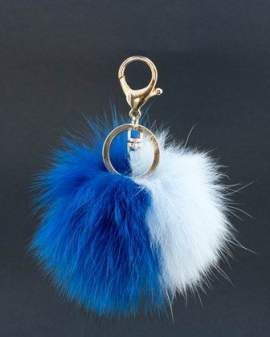 Brelok z naturalnego futra lisa