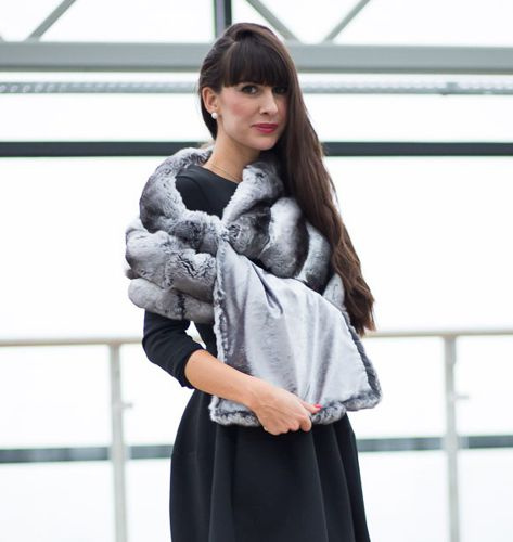 Etola z naturalnego futra szynszyli